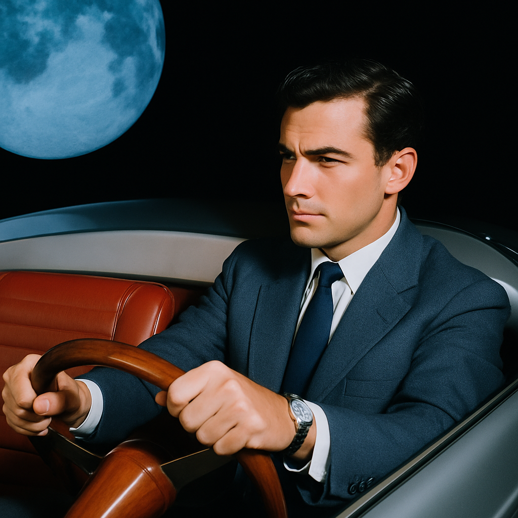 business man driving